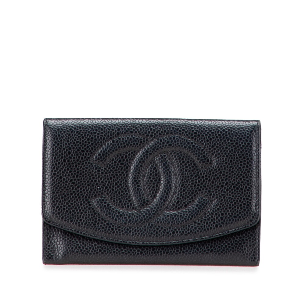 Chanel Cc Caviar Trifold Wallet Pre- #305914C50B